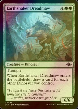 Photo1: [FOIL] Earthshaker Dreadmaw 【ENG】 [LCI-Green-U]