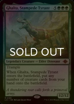 Photo1: [FOIL] Ghalta, Stampede Tyrant ● (Made in Japan)  【ENG】 [LCI-Green-MR]