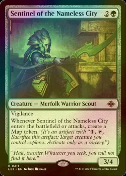 Photo1: [FOIL] Sentinel of the Nameless City 【ENG】 [LCI-Green-R]