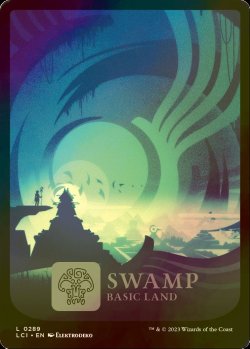 Photo1: [FOIL] Swamp No.289 (Full-Art) 【ENG】 [LCI-Land-C]