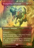 [FOIL] Trumpeting Carnosaur (Borderless) 【ENG】 [LCI-Red-R]