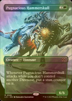Photo1: [FOIL] Pugnacious Hammerskull (Borderless) 【ENG】 [LCI-Green-R]