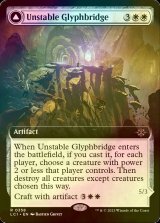 [FOIL] Unstable Glyphbridge (Extended Art) 【ENG】 [LCI-White-R]