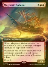 [FOIL] Magmatic Galleon (Extended Art) 【ENG】 [LCI-Red-R]