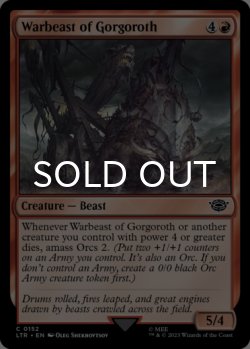 Photo1: Warbeast of Gorgoroth 【ENG】 [LTR-Red-C]