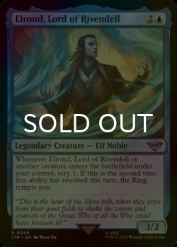 Photo1: [FOIL] Elrond, Lord of Rivendell 【ENG】 [LTR-Blue-U]