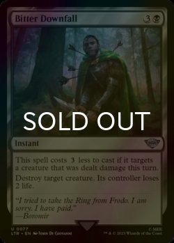 Photo1: [FOIL] Bitter Downfall 【ENG】 [LTR-Black-U]