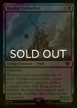 Photo1: [FOIL] Mordor Trebuchet 【ENG】 [LTR-Black-C]