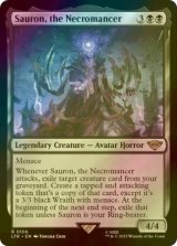 [FOIL] Sauron, the Necromancer 【ENG】 [LTR-Black-R]