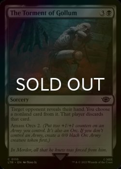 Photo1: [FOIL] The Torment of Gollum 【ENG】 [LTR-Black-C]