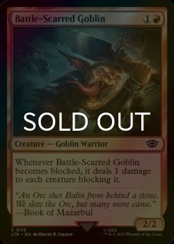 Photo1: [FOIL] Battle-Scarred Goblin 【ENG】 [LTR-Red-C]