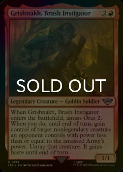 Photo1: [FOIL] Grishnakh, Brash Instigator 【ENG】 [LTR-Red-U]