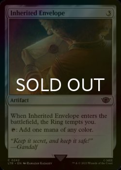Photo1: [FOIL] Inherited Envelope 【ENG】 [LTR-Artifact-C]