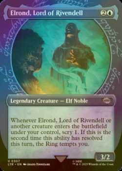 Photo1: [FOIL] Elrond, Lord of Rivendell No.307 (Showcase) 【ENG】 [LTR-Blue-U]