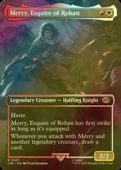 Photo1: [FOIL] Merry, Esquire of Rohan (Borderless) 【ENG】 [LTR-Multi-R]