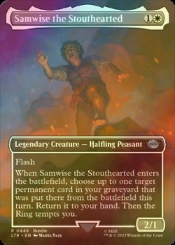Photo1: [FOIL] Samwise the Stouthearted (Borderless) 【ENG】 [LTR-White-U]