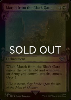 Photo1: [FOIL] March from the Black Gate (Showcase) 【ENG】 [LTR-Black-U]
