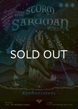 Photo1: [FOIL] Storm of Saruman (Borderless Poster) 【ENG】 [LTR-Blue-MR]