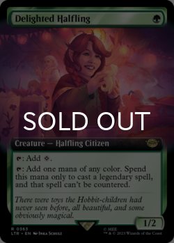Photo1: Delighted Halfling (Extended Art) 【ENG】 [LTR-Green-R]
