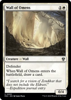 Photo1: Wall of Omens 【ENG】 [MKC-White-U]