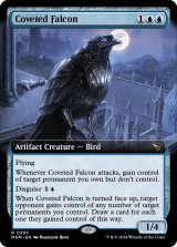 Coveted Falcon (Extended Art) 【ENG】 [MKM-Blue-R]