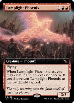 Photo1: Lamplight Phoenix (Extended Art) 【ENG】 [MKM-Red-R]