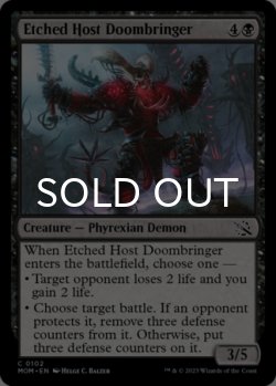 Photo1: Etched Host Doombringer 【ENG】 [MOM-Black-C]