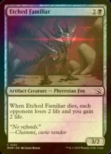 [FOIL] Etched Familiar 【ENG】 [MOM-Black-C]