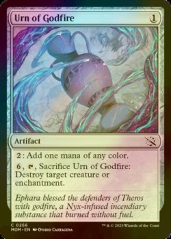 Photo1: [FOIL] Urn of Godfire 【ENG】 [MOM-Artifact-C]