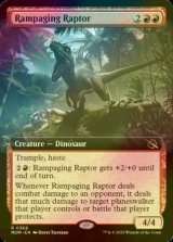 [FOIL] Rampaging Raptor (Extended Art) 【ENG】 [MOM-Red-R]