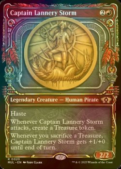 Photo1: [FOIL] Captain Lannery Storm 【ENG】 [MUL-Red-R]
