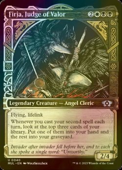 Photo1: [FOIL] Firja, Judge of Valor 【ENG】 [MUL-Multi-U]