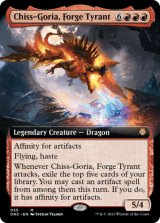 Chiss-Goria, Forge Tyrant (Extended Art) 【ENG】 [ONC-Red-MR]
