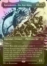 [FOIL] Karumonix, the Rat King No.439 (Borderless, Step-and-Compleat Foil) 【ENG】 [ONE-Black-R]
