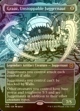 [FOIL] Graaz, Unstoppable Juggernaut No.478 (Borderless, Step-and-Compleat Foil) 【ENG】 [ONE-Artifact-R]