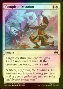 Photo1: [FOIL] Compleat Devotion 【ENG】 [ONE-White-C]