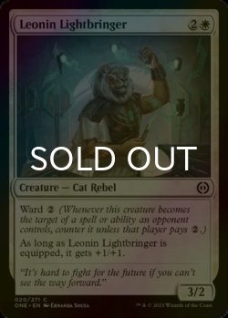 Photo1: [FOIL] Leonin Lightbringer 【ENG】 [ONE-White-C]