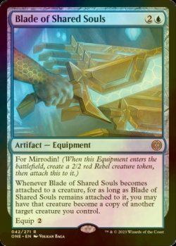 Photo1: [FOIL] Blade of Shared Souls 【ENG】 [ONE-Blue-R]