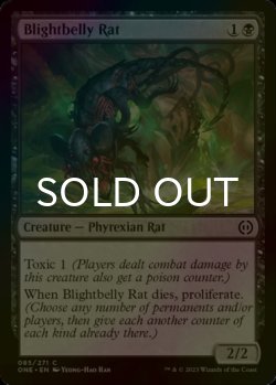 Photo1: [FOIL] Blightbelly Rat 【ENG】 [ONE-Black-C]