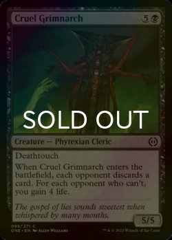 Photo1: [FOIL] Cruel Grimnarch 【ENG】 [ONE-Black-C]
