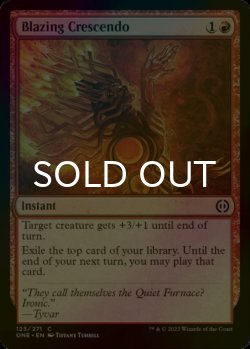Photo1: [FOIL] Blazing Crescendo 【ENG】 [ONE-Red-C]