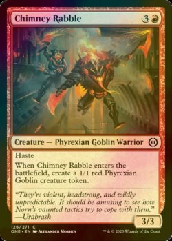 Photo1: [FOIL] Chimney Rabble 【ENG】 [ONE-Red-C]