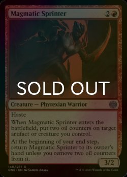 Photo1: [FOIL] Magmatic Sprinter 【ENG】 [ONE-Red-U]