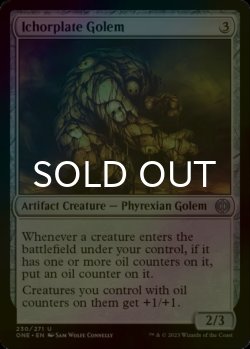 Photo1: [FOIL] Ichorplate Golem 【ENG】 [ONE-Artifact-U]