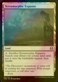 Photo1: [FOIL] Terramorphic Expanse 【ENG】 [ONE-Land-C]