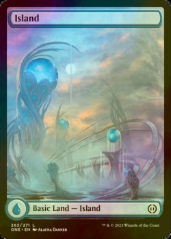 Photo1: [FOIL] Island No.263 (Full-Art) 【ENG】 [ONE-Land-C]