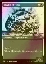 [FOIL] Blightbelly Rat No.289 (Borderless) 【ENG】 [ONE-Black-C]