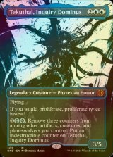 [FOIL] Tekuthal, Inquiry Dominus No.302 ● (Borderless, Made in Japan) 【ENG】 [ONE-Blue-MR]