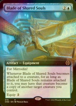 Photo1: [FOIL] Blade of Shared Souls (Extended Art) 【ENG】 [ONE-Blue-R]