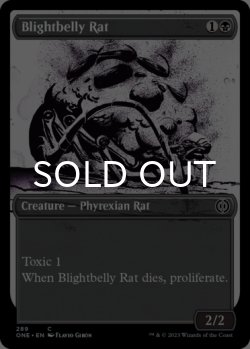 Photo1: Blightbelly Rat (Borderless) 【ENG】 [ONE-Black-C]
